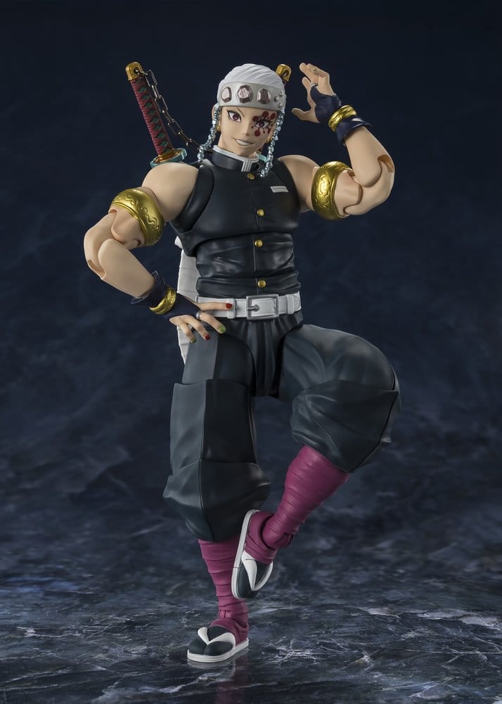 Demon Slayer: Kimetsu no Yaiba S.H.Figuarts Actionfigur Uzui Tengen 17 cm Image 8