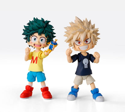 My Hero Academia S.H.Figuarts Actionfigur Izuku Midoriya & Katsuki Bakugo -Childhood Set- 9 cm Image 1