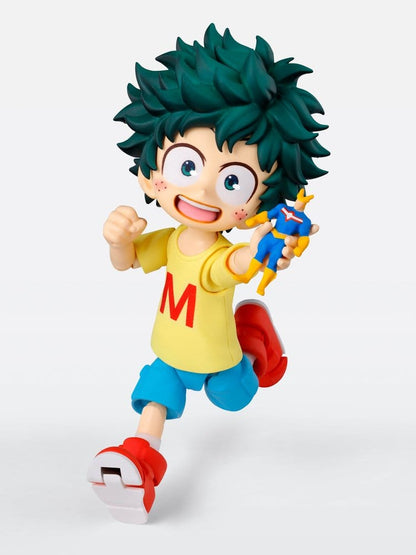 My Hero Academia S.H.Figuarts Actionfigur Izuku Midoriya & Katsuki Bakugo -Childhood Set- 9 cm Image 4