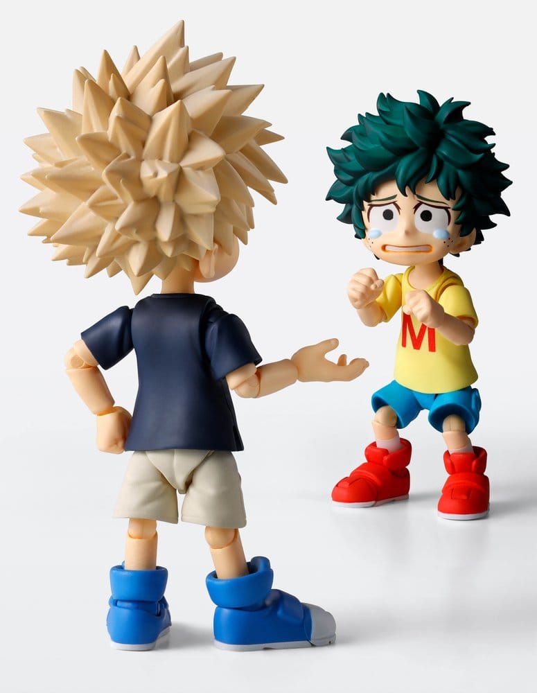 My Hero Academia S.H.Figuarts Actionfigur Izuku Midoriya & Katsuki Bakugo -Childhood Set- 9 cm Image 7
