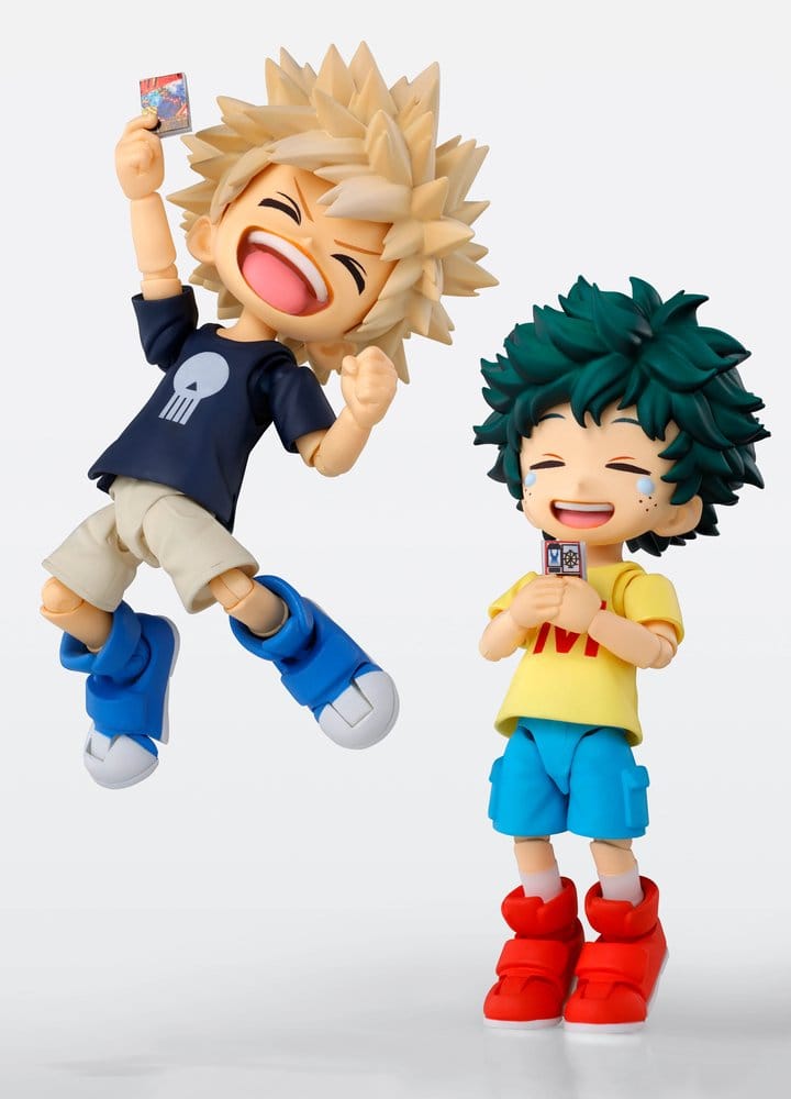 My Hero Academia S.H.Figuarts Actionfigur Izuku Midoriya & Katsuki Bakugo -Childhood Set- 9 cm Image 9