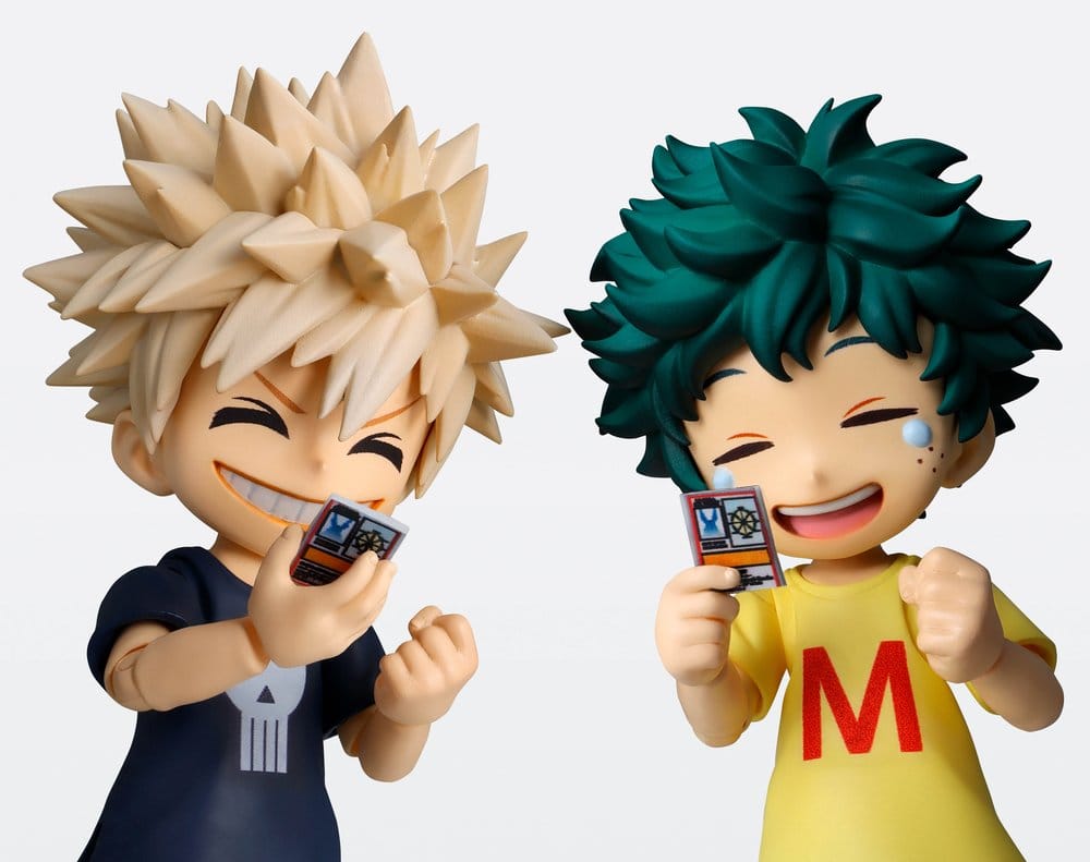 My Hero Academia S.H.Figuarts Actionfigur Izuku Midoriya & Katsuki Bakugo -Childhood Set- 9 cm Image 11