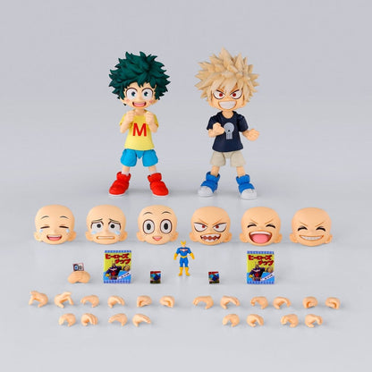 My Hero Academia S.H.Figuarts Actionfigur Izuku Midoriya & Katsuki Bakugo -Childhood Set- 9 cm Image 13