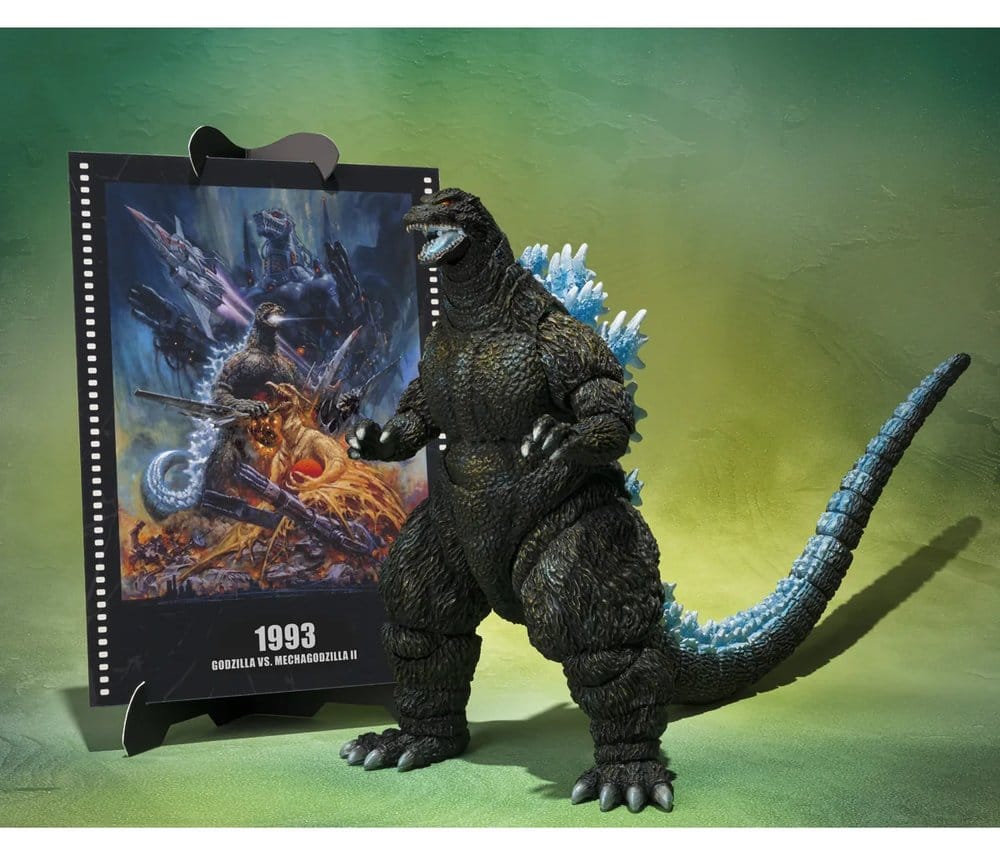 Godzilla S.H.MonsterArts Actionfigur Godzilla (Godzilla vs. Mechagodzilla II Poster Coloring Ver.) -Movie Graphic Plus- 16 cm Image 1