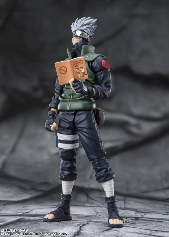 Naruto S.H.Figuarts Actionfigur Kakashi Hatake -The famed Sharingan Hero- 16 cm Image 3