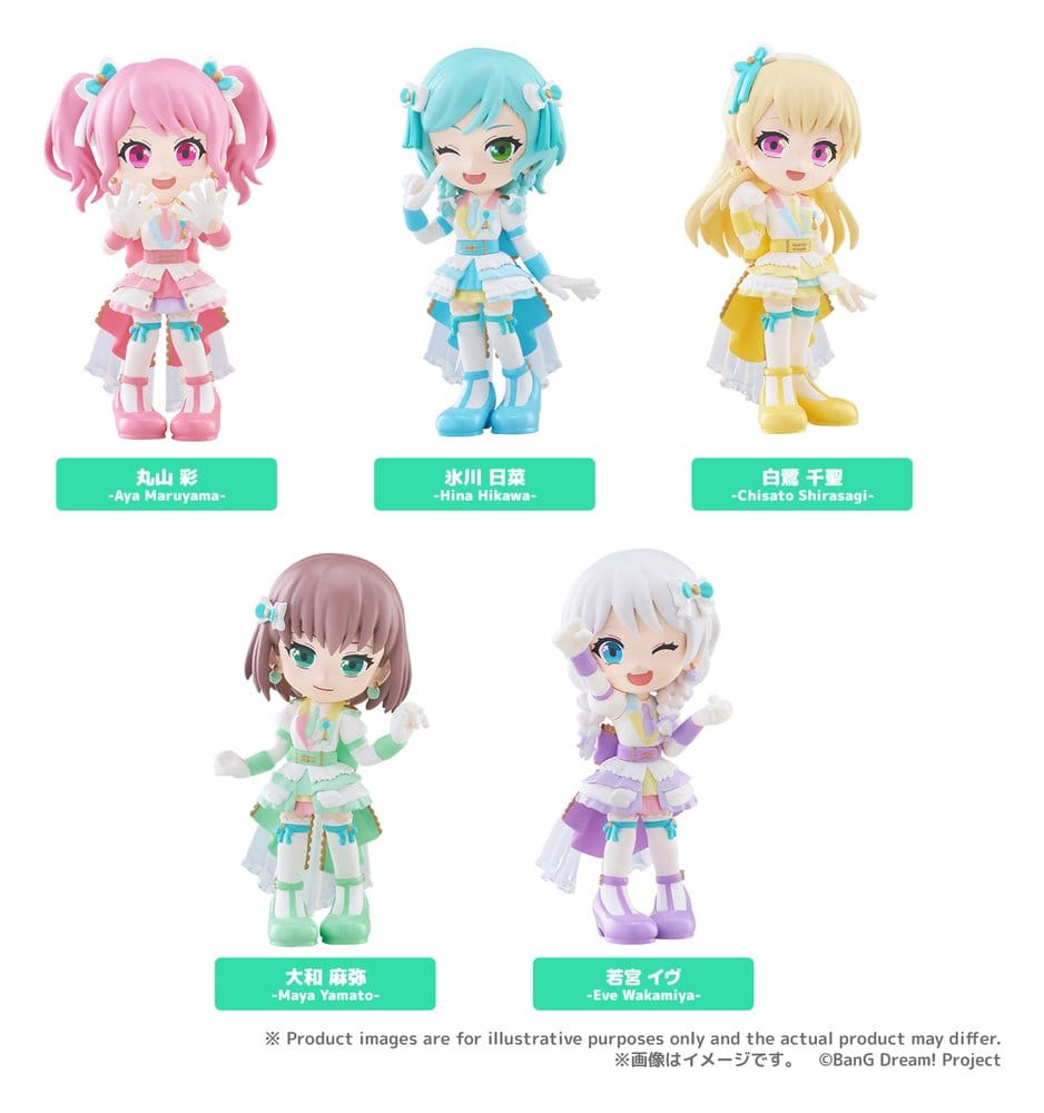 BanG Dream! PalVerse Minifiguren Pastel*Palettes Blind Box Display (6) Image