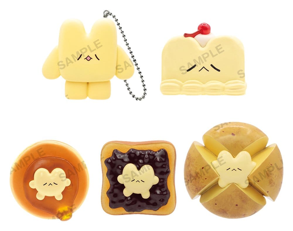 Nagomiyanosekai Keyholder Gummi-Anhänger Butter no Tsumi-chan 4 cm Blind Box Sortiment (6) Image