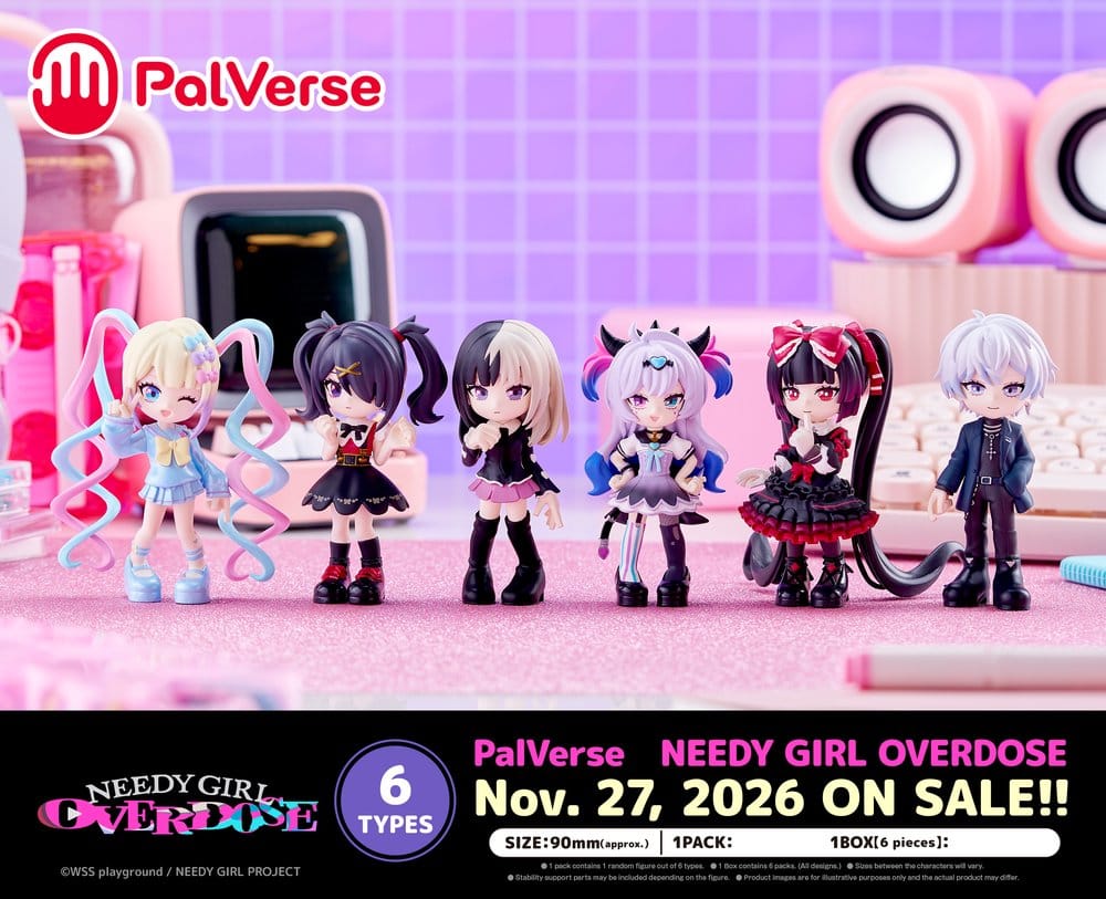 Needy Girl Overdose PalVerse Minifiguren Blind Box Display (6) Image 17