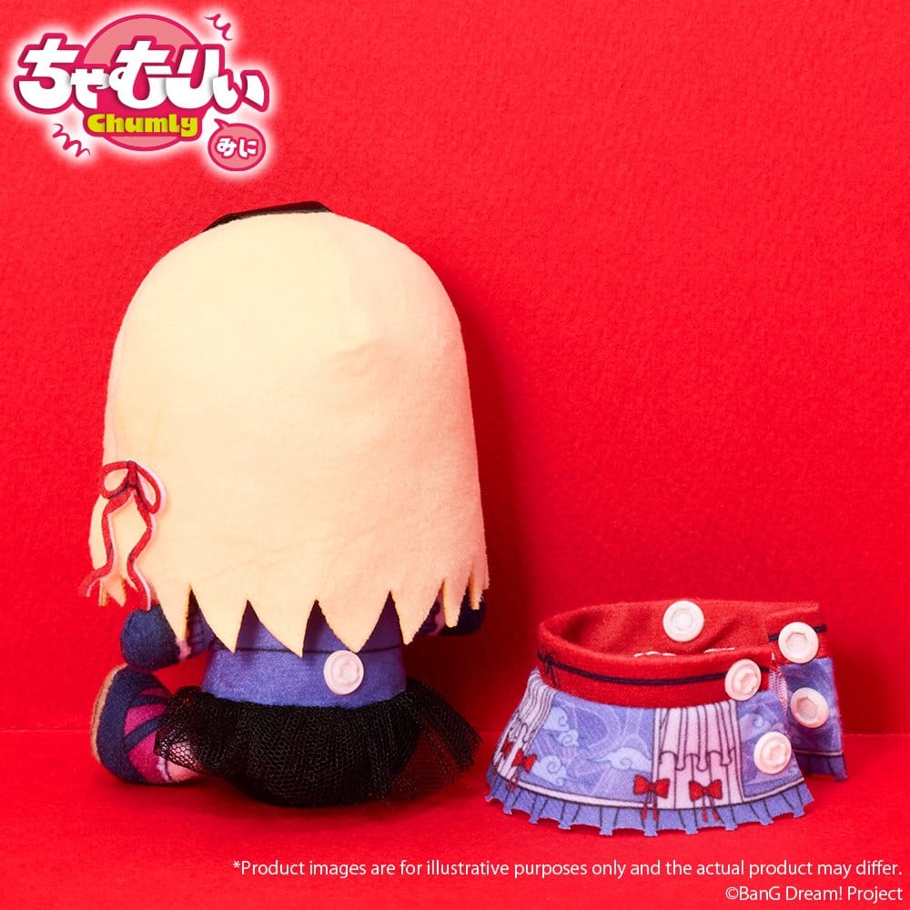 BanG Dream! Chamuri Mini Plüsch-Schlüsselanhänger Ave Mujica Senbi Toryo Ver. Doloris 10 cm Image 4