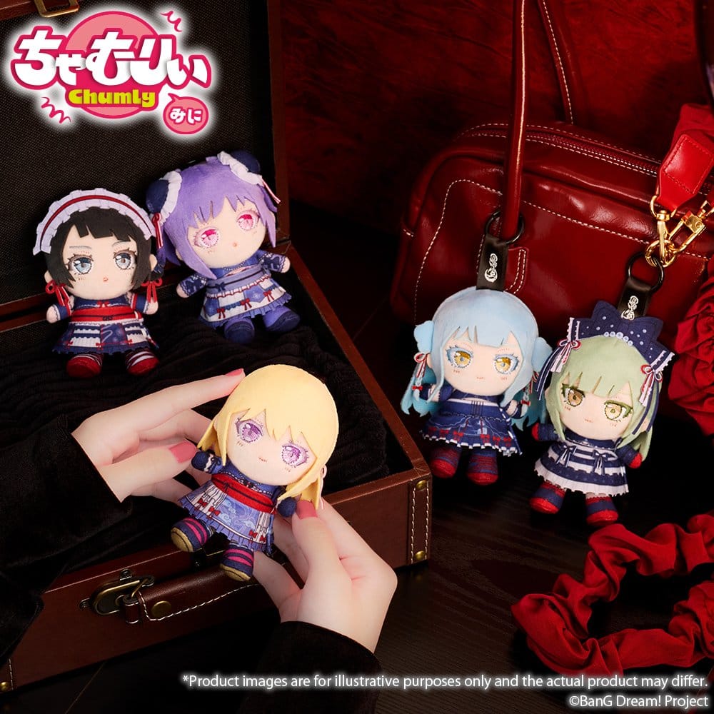 BanG Dream! Chamuri Mini Plüsch-Schlüsselanhänger Ave Mujica Senbi Toryo Ver. Timoris 10 cm Image 3