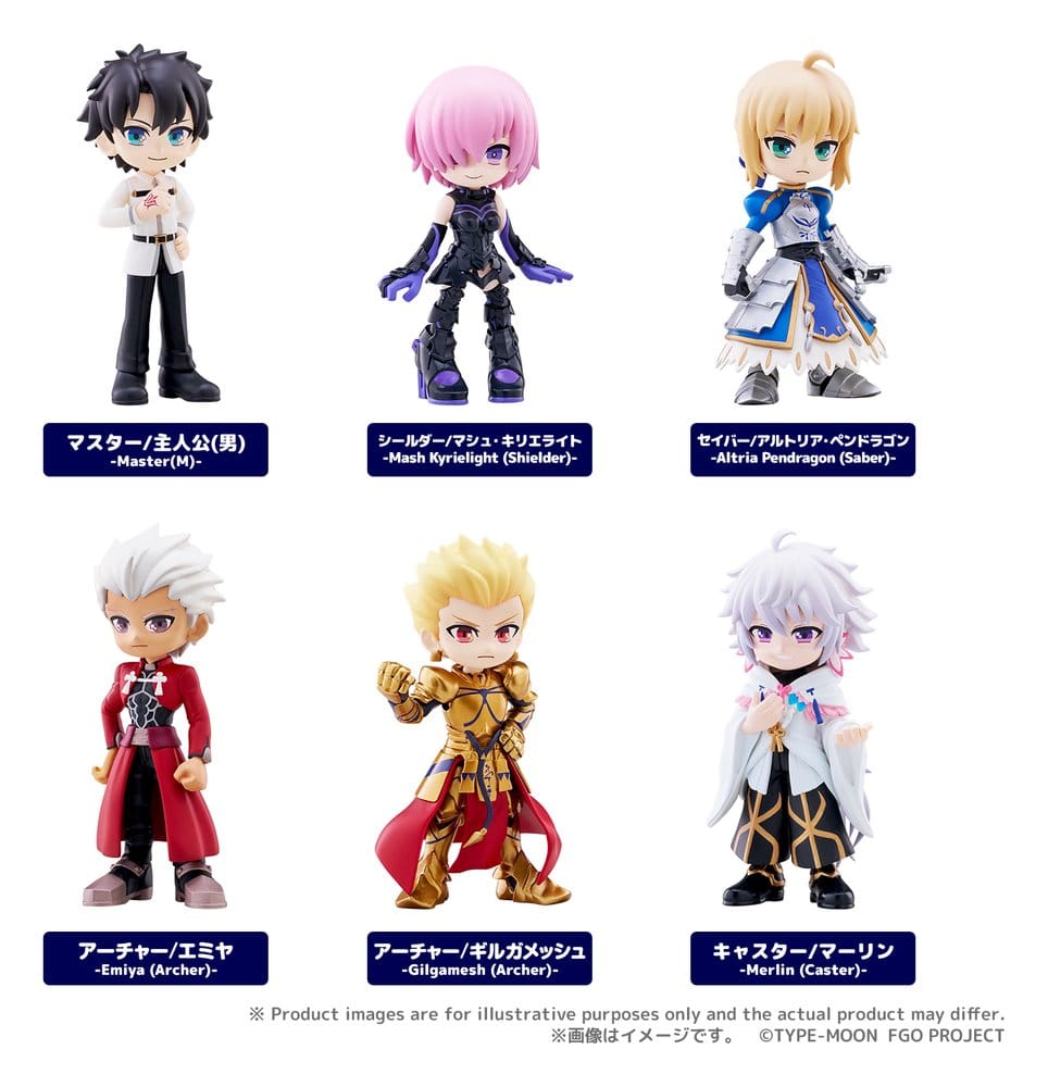 Fate/Grand Order PalVerse Minifiguren vol.1 Blind Box Display (6) Image 11