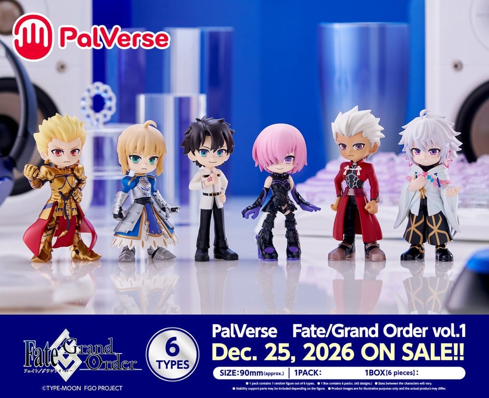 Fate/Grand Order PalVerse Minifiguren vol.1 Blind Box Display (6) Image 17