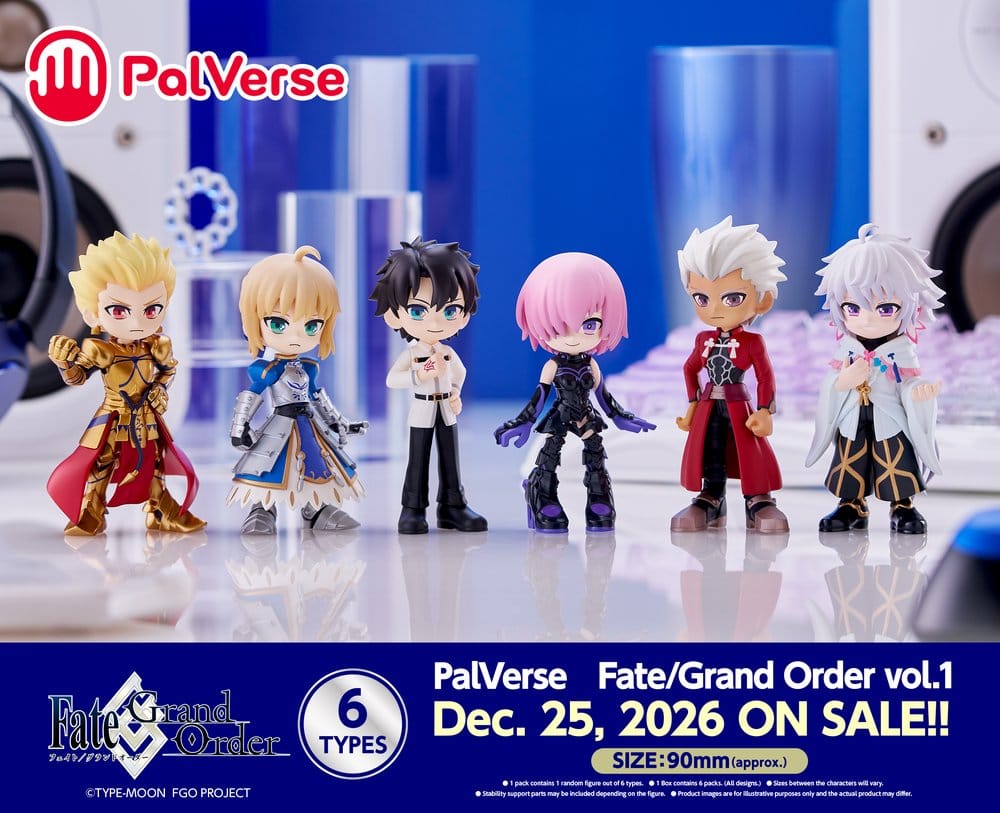 Fate/Grand Order PalVerse Minifiguren vol.1 Blind Box Display (6) Image 18
