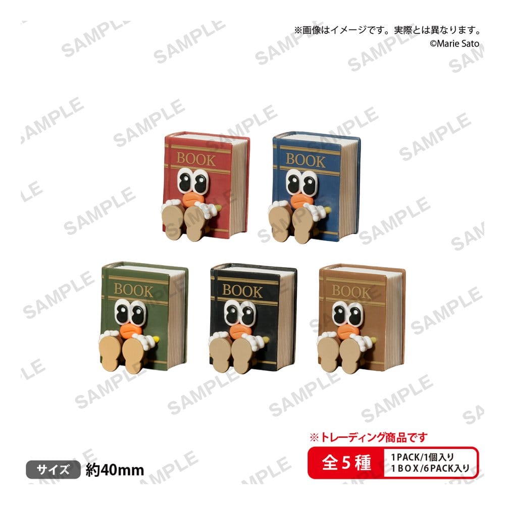 Osuwari-chan The Box Minifiguren Book 4 cm Blind Box Display (6) Image