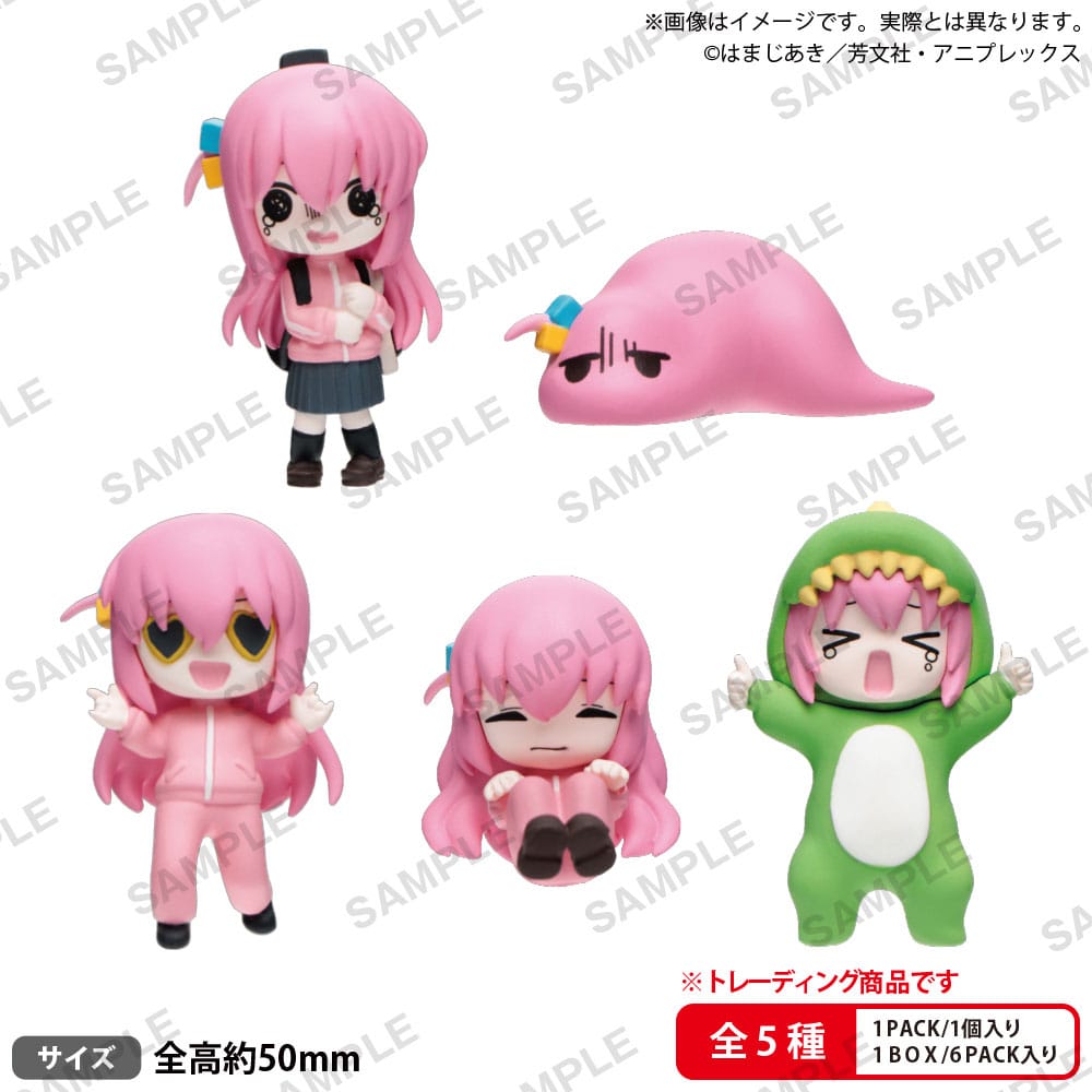 Bocchi the Rock! Minifiguren Full of Bocchi-chan 5 cm Blind Box Display (6) Image