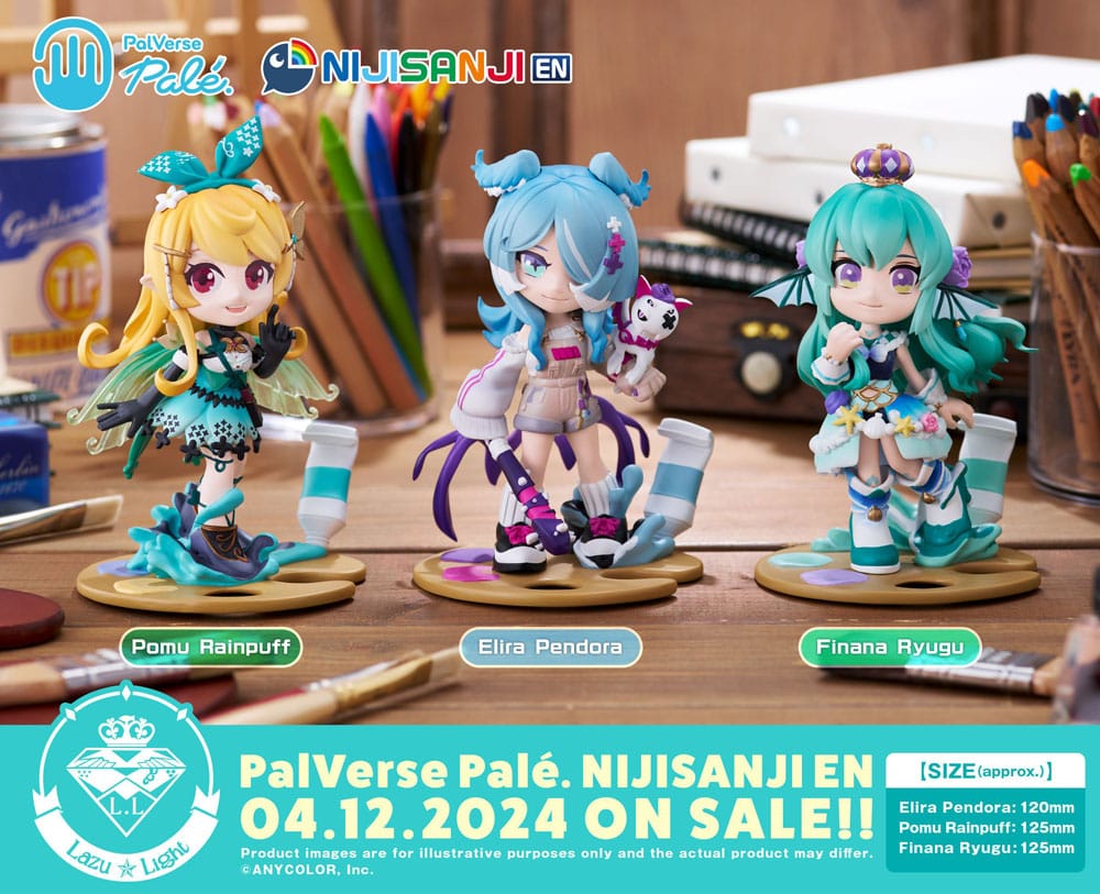 Nijisanji PalVerse PVC Statue Finana Ryugu 12 cm Image 5