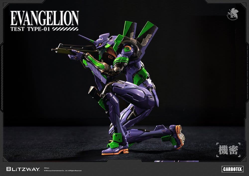 Evangelion Carbotix Actionfigur Evangelion Unit-01 Test Type (Standard Ver.) 33 cm Image 3