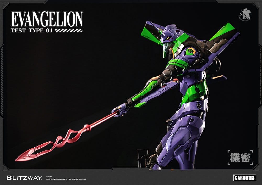 Evangelion Carbotix Actionfigur Evangelion Unit-01 Test Type (Standard Ver.) 33 cm Image 4