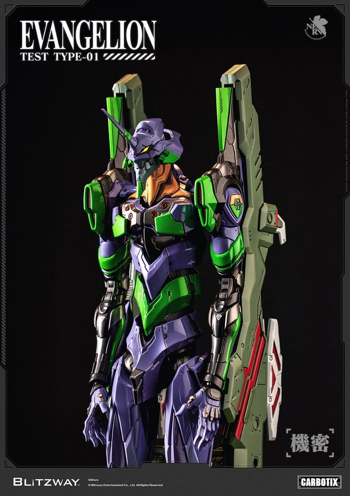 Evangelion Carbotix Actionfigur Evangelion Unit-01 Test Type (Standard Ver.) 33 cm Image 7