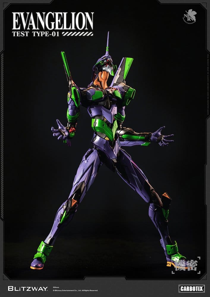Evangelion Carbotix Actionfigur Evangelion Unit-01 Test Type (Standard Ver.) 33 cm Image 18