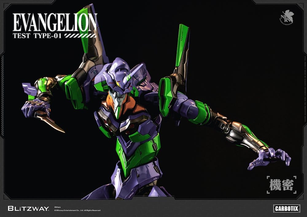 Evangelion Carbotix Actionfigur Evangelion Unit-01 Test Type (Standard Ver.) 33 cm Image 21