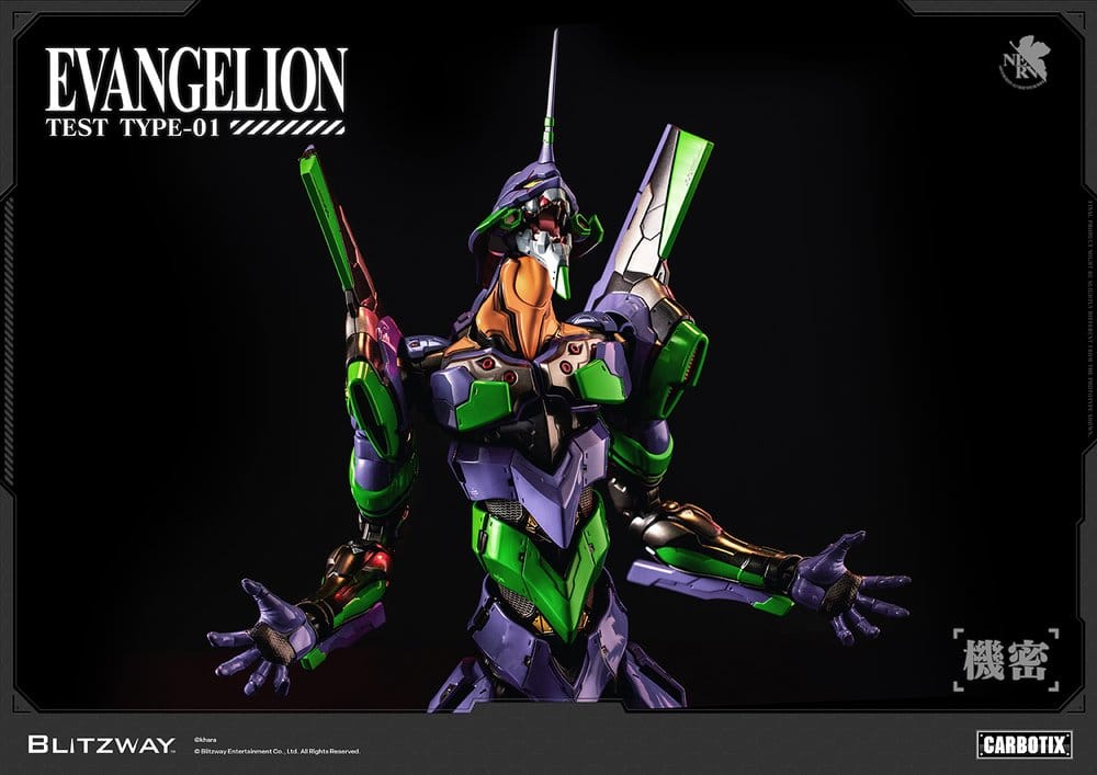 Evangelion Carbotix Actionfigur Evangelion Unit-01 Test Type (Standard Ver.) 33 cm Image 22