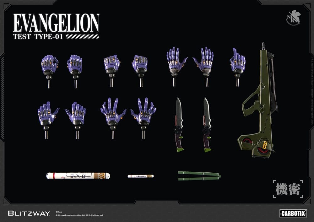 Evangelion Carbotix Actionfigur Evangelion Unit-01 Test Type (DX Ver.) 33 cm Image 19