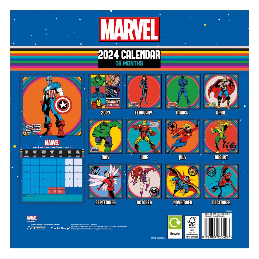 Marvel Kalender 2024 Super Heroes Image 2