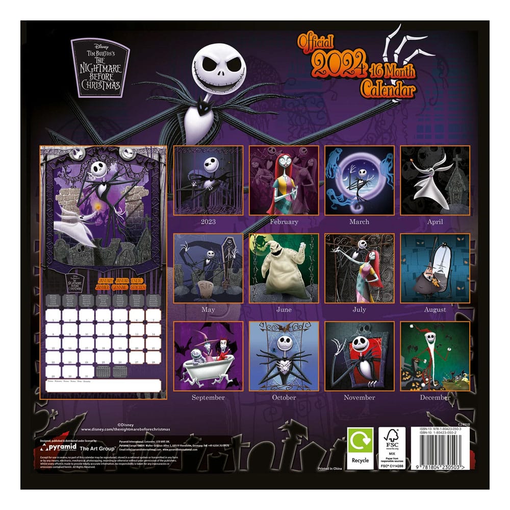 Nightmare before Christmas Kalender 2024 Image 3