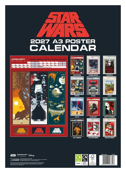 Star Wars Kalender A3 Poster 2027 Image 2