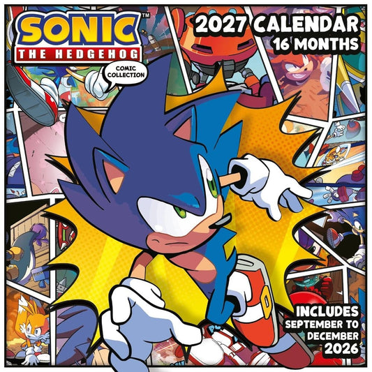 Sonic the Hedgehog (2027) Quadratischer Kalender 30 x 30 cm Image