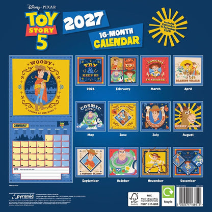 Toy Story Kalender 2027 30 x 30 cm Image 2