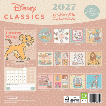 Disney Classics Kalender Treasured Memories 2027 30 x 30 cm Image 2
