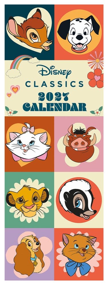 Disney Classics Kalender 70s Feeling 2027 42 x 15 cm Image 1
