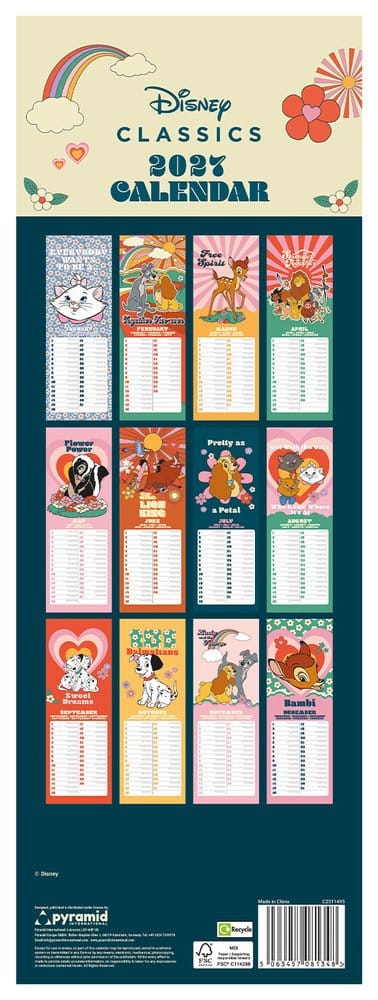 Disney Classics Kalender 70s Feeling 2027 42 x 15 cm Image 2
