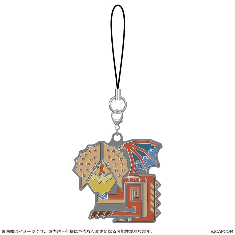 Monster Hunter Wilds Metall-Schlüsselanhänger Monster icon Blind Box Sortiment (10) Image 3