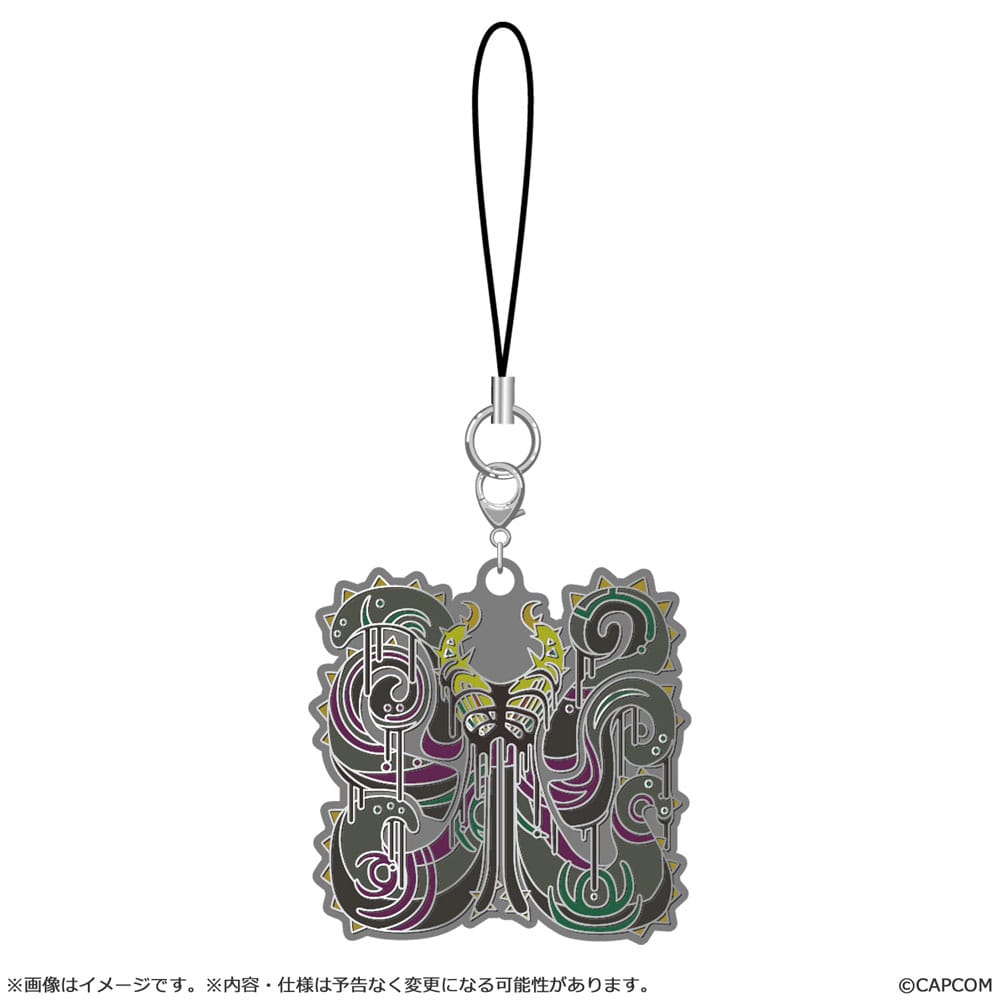 Monster Hunter Wilds Metall-Schlüsselanhänger Monster icon Blind Box Sortiment (10) Image 9