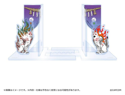 Okami 20th Anniversary Reprint Art Project Acryl Buchstützen 14 cm Image 2