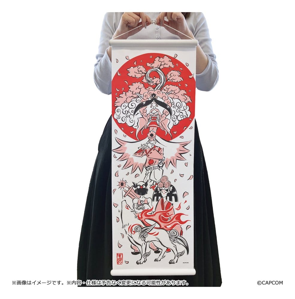 Okami 20th Anniversary Reprint Art Project Wandbehang Spring 74 x 28 x 2 cm Image 3