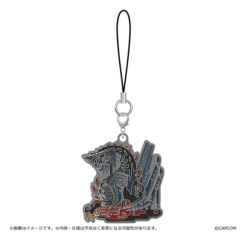 Monster Hunter Wilds Metall-Schlüsselanhänger Monster icon Vol. 2 Blind Box Sortiment (10) Image 4