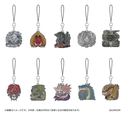 Monster Hunter Wilds Metall-Schlüsselanhänger Monster icon Vol. 2 Blind Box Sortiment (10) Image 1