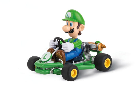 Super Mario Kart RC Ferngesteuertes Auto 1/18 2,4GHz Pipe Kart Luigi Image 1