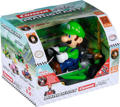Super Mario Kart RC Ferngesteuertes Auto 1/18 2,4GHz Pipe Kart Luigi Image 11
