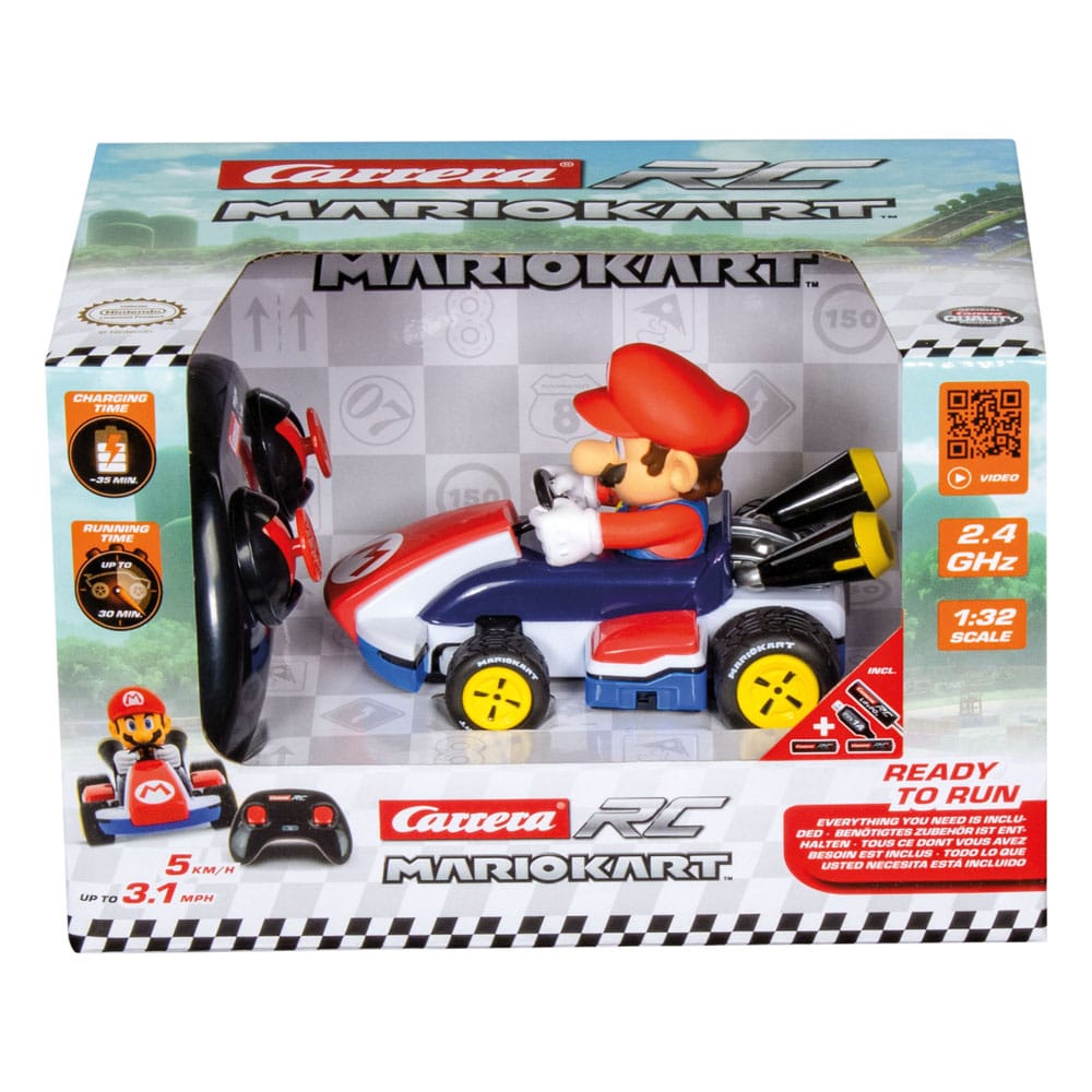 Super Mario Kart RC Ferngesteuertes Race Kart 1/32 2,4GHz Mario Image 12