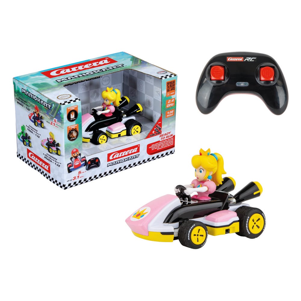 Super Mario Kart RC Ferngesteuertes Race Kart 1/32 2,4GHz Peach Image 2