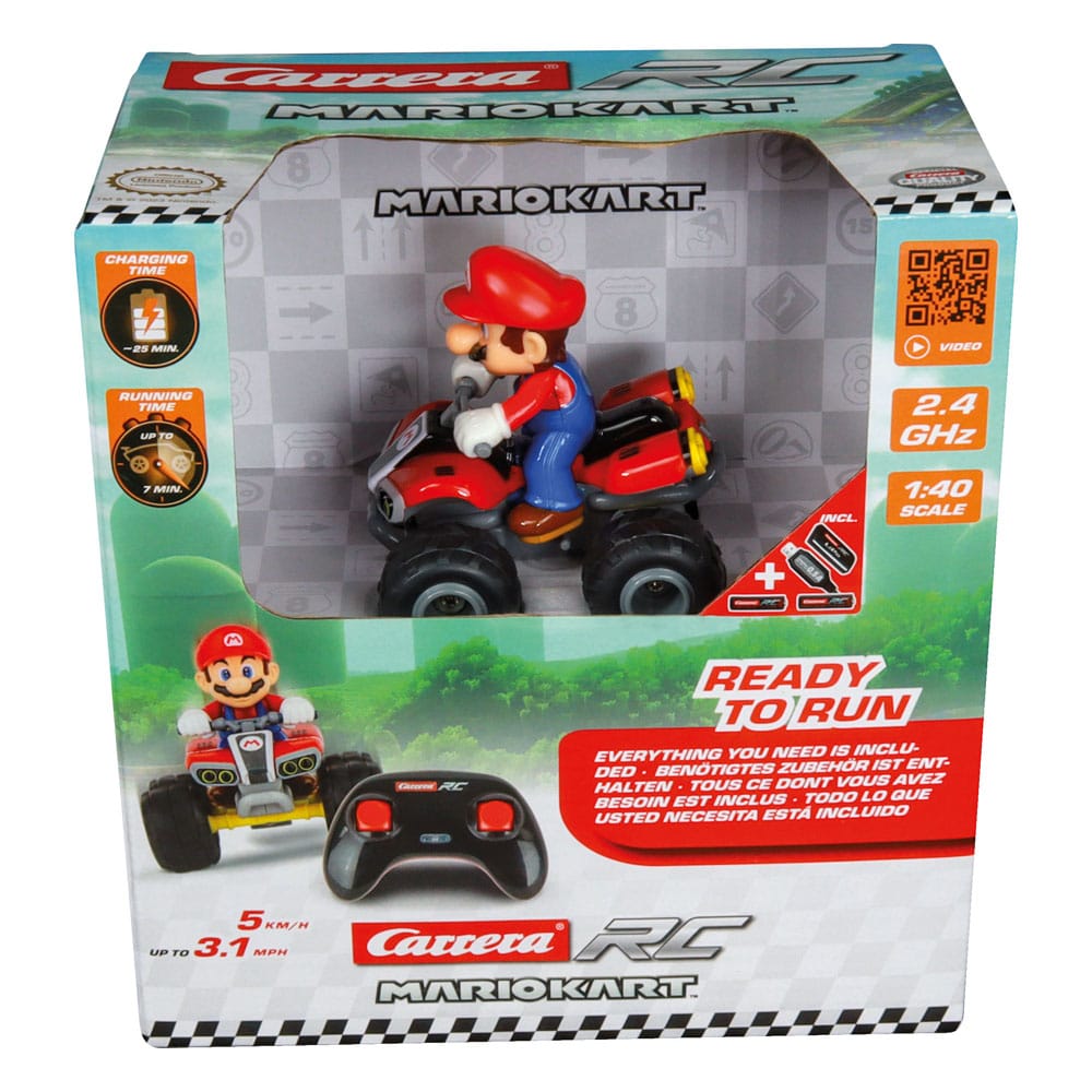 Super Mario Kart RC Ferngesteuertes Quad 1/40 2,4GHz Mario Image 12