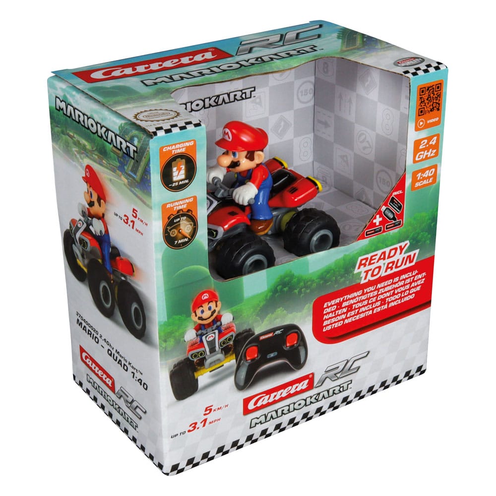 Super Mario Kart RC Ferngesteuertes Quad 1/40 2,4GHz Mario Image 13