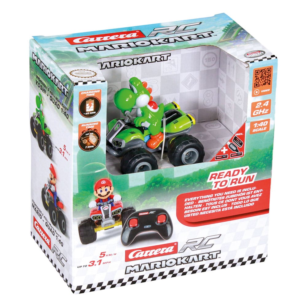 Super Mario Kart RC Ferngesteuertes Quad 1/40 2,4GHz Yoshi Image 13