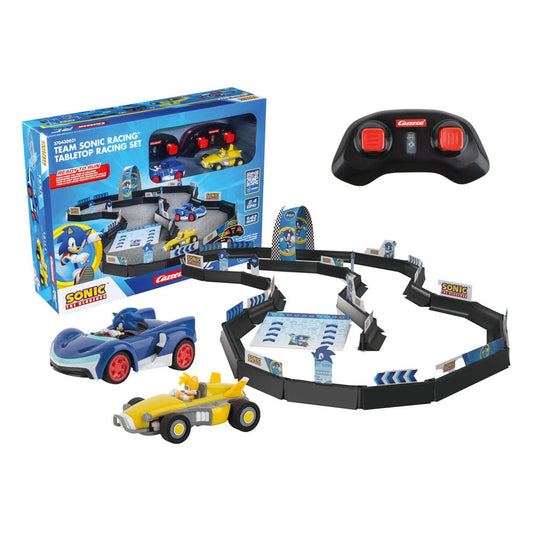 Sonic the Hedgehog RC Ferngesteuertes Auto 1/43 2,4GHz Tabletop Racing Set Image 1