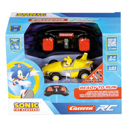 Sonic the Hedgehog RC Ferngesteuertes Auto 1/43 2,4GHz Mini Tails Image 13